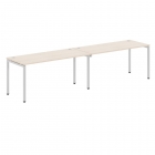 Стол двойной Skyland XTEN-S XWST 3270 Бук тиара/серый