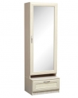 Шкаф-пенал Марибель Ивушка-7 с зеркалом