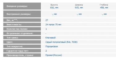 Стальной шкаф ЗМК Промет AMT 0891