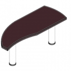 Приставка на опоре Skyland В300.1 Венге магия