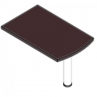 Приставка на опоре Skyland В302.1 Бургунди