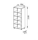 Шкаф-стеллаж Марибель ПМ-10 Юниор-6