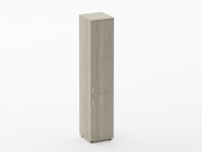 Шкаф высокий закрытый Персона Грата Glassy 6.19.13Пр Дуб сантана светлый