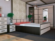 Стеллаж угловой BTS Сакура 06