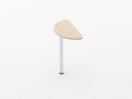 Приставка-полукруг Персона Грата Glassy 2.14 Бук светлый