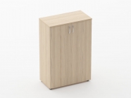 Шкаф средний закрытый Персона Грата Glassy 6.12.131 Дуб молочный