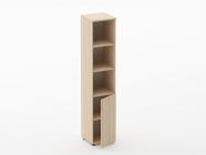 Шкаф высокий полуоткрытый Персона Грата Glassy 6.19.12Пр Орех