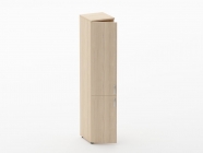 Шкаф высокий закрытый Персона Грата Glassy 6.19.13Л Бук светлый