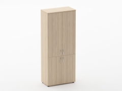Шкаф высокий закрытый Персона Грата Glassy 6.19.131 Бук светлый