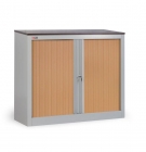 Шкаф офисный Диком КД-141 дуб шоколадный двери бук разб.-НАБОР