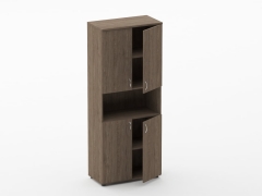 Шкаф высокий закрытый с нишей Персона Грата Twin 16.16.151 Дуб Верцаска