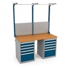 Верстак Диком ВС-150-09 Бук + Экран ВС-150-Э3