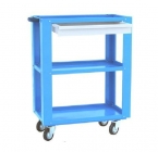 Тележка инструментальная Rommel открытая с 3-мя полками, ящиком
