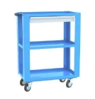 Тележка инструментальная Rommel открытая с 3-мя полками, ящиком