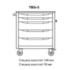 Тележка инструментальная КМК TBS-5 синий