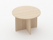 Стол для переговоров круглый Персона Грата Glassy 2.12 Туя