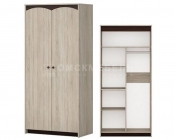 Шкаф 2-х дверный Омскмебель Ева Шк86.1