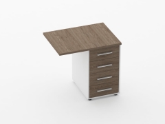 Тумба приставная Персона Грата Deka 9.05.08 Дуб Верцаска/Белый