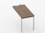 Брифинг-приставка для стола на П-обр.опорах Персона Грата Deka 7.10.12 Дуб Верцаска