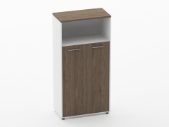 Шкаф 3 широкий закрытый с нишей Персона Грата Deka 10.16.131 Дуб Верцаска/Белый