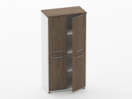 Шкаф 3 широкий закрытый, 2 двери Персона Грата Deka 10.16.141 Дуб Верцаска/Белый