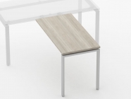 Брифинг-приставка для стола на П-обр.опорах Персона Грата Deka 7.10.12 Дуб Сантана светлый