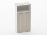 Шкаф 3 широкий закрытый с нишей Персона Грата Deka 10.16.131 Дуб Сантана светлый/Белый