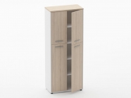 Шкаф 4 широкий закрытый, 4 двери Персона Грата Deka 10.19.141 Туя/Белый