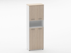 Шкаф 5 широкий закрытый, с нишей Персона Грата Deka 10.23.141 Туя/Белый