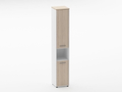Шкаф 5 узкий закрытый, с нишей Персона Грата Deka 10.23.15Л Туя/Белый