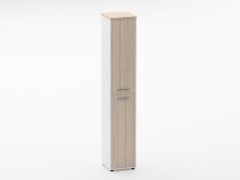 Шкаф 5 узкий закрытый Персона Грата Deka 10.23.16Л Туя/Белый