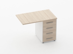 Тумба приставная Персона Грата Deka 9.05.10 Туя/Белый