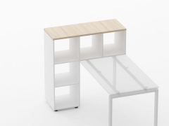 Стеллаж к столу Персона Грата Deka 9.07.11 Туя/Белый