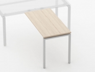 Брифинг-приставка для стола на П-обр.опорах Персона Грата Deka 7.10.12 Туя