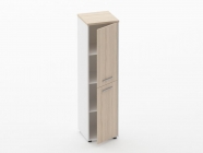 Шкаф 3 узкий закрытый, 2 двери Персона Грата Deka 10.16.12Пр Туя/Белый