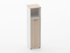 Шкаф 3 узкий закрытый с нишей Персона Грата Deka 10.16.13Л Туя/Белый