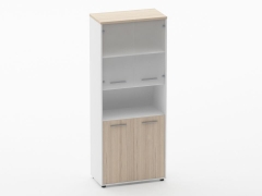 Шкаф 4 широкий закрытый с нишей Персона Грата Deka 10.19.121 Туя/Белый