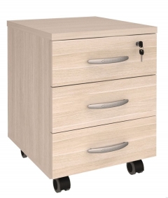 Тумба 3 ящика с замком Витра Альфа 63.47Р Дуб кобург