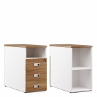 Тумба приставная с 3 ящиками POINTEX TES28431331 Орех