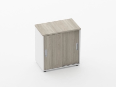 Тумба-купе Персона Грата Deka 9.02.08 Дуб Сантана светлый/Белый