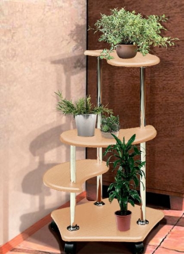 Подставка под цветы Марибель В-4 Дуб беленый