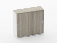 Тумба-купе высокая для рабочего модуля Персона Грата Deka 9.03.125 Дуб Сантана светлый/Белый