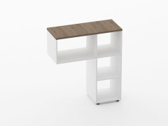 Стеллаж к столу Персона Грата Deka 9.06.10 Дуб Верцаска/Белый