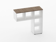 Стеллаж к столу Персона Грата Deka 9.08.12 Дуб Верцаска/Белый