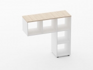 Стеллаж к столу Персона Грата Deka 9.08.12 Туя/Белый