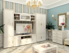 Комплект мебели для гостиной Витра Венеция 08 Сосна Астрид Ваниль