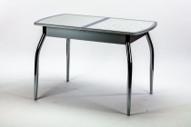 Стол обеденный БалтМебель Чикаго КЗ6191 серый,завитки серые