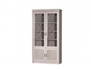 Шкаф книжный Яна Лючия 184 Дуб Оксфорд серый