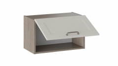 Шкаф навесной Трия Одри В_36-60_1ДО Дуб Сонома трюфель/Бежевый шелк