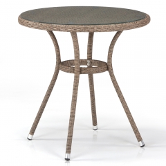 Плетеный стол Афина-мебель T282ANT-W56-D72 Light Brown